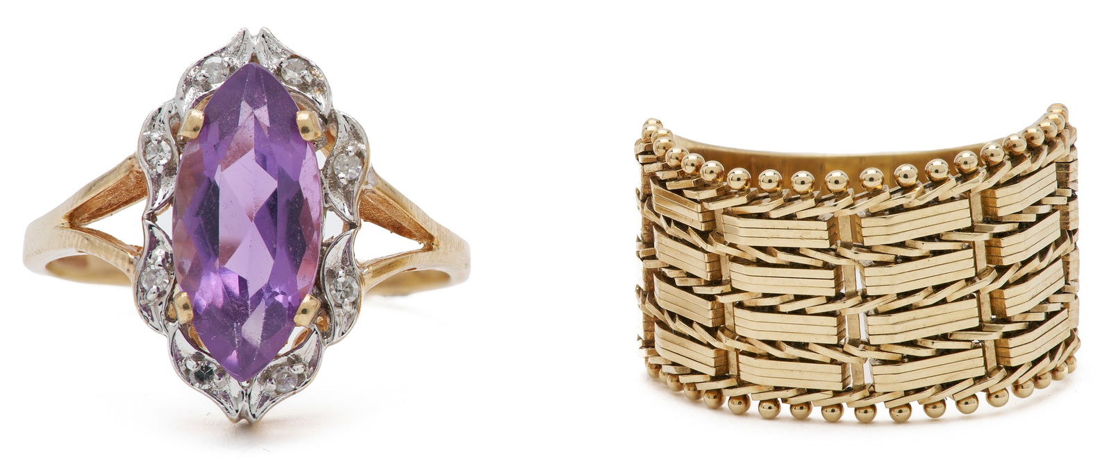 2 Ladies' Gold Rings (1 of 7)