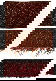 3 Antique Turkmen Tekke Torba Weavings