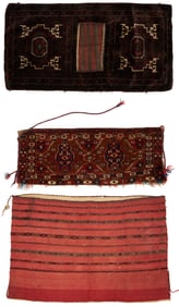 3 Turkman Tribal Bag Weavings