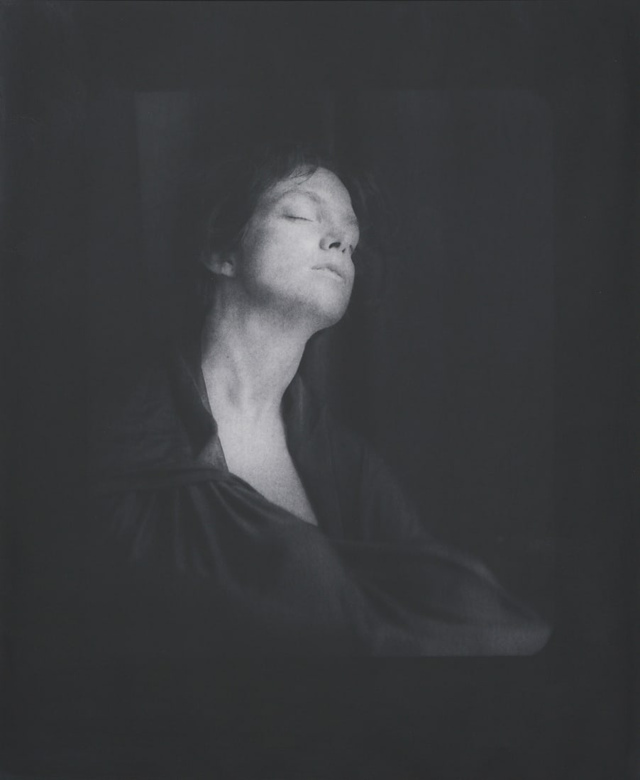 Josephine Sacabo Photograph, Une Femme Habitee: Josephine Sacabo (American, b. 1944) silver gelatin print titled "Une Femme Habitee Plate #41", created in 1994. According to the artist, this photograph and the series it belongs to