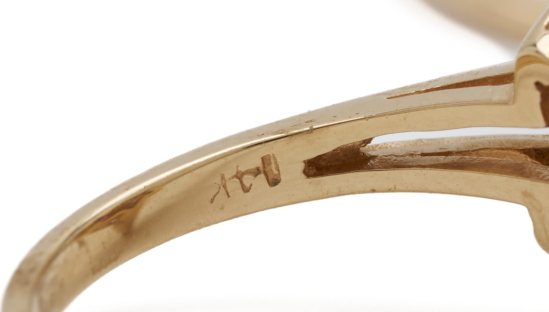 Two 14K Gold, Ruby, & Diamond Rings - 6