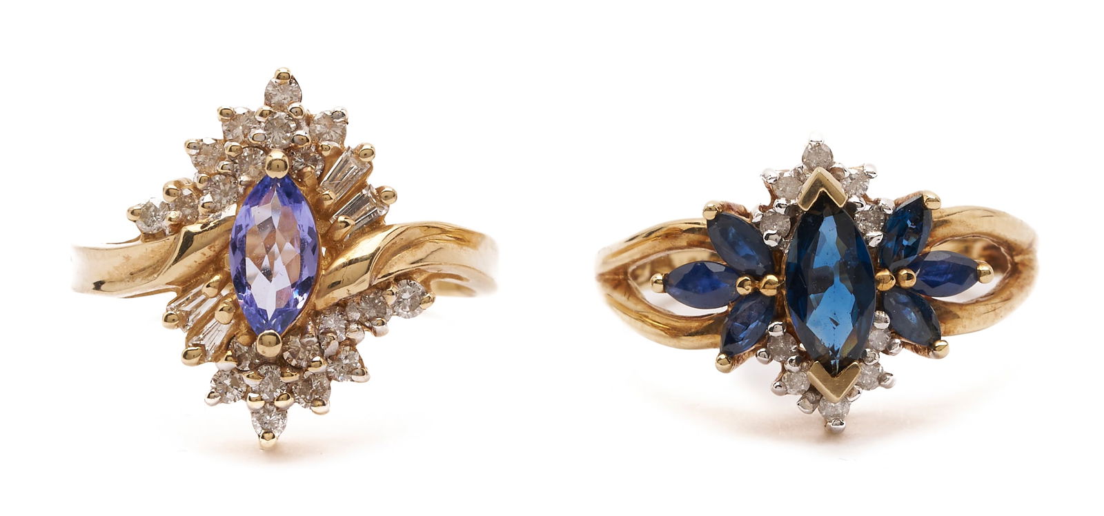 2 Gold, Gemstone, & Diamond Rings (1 of 9)