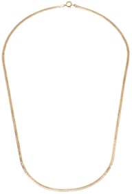 14K Yellow Gold Omega Necklace