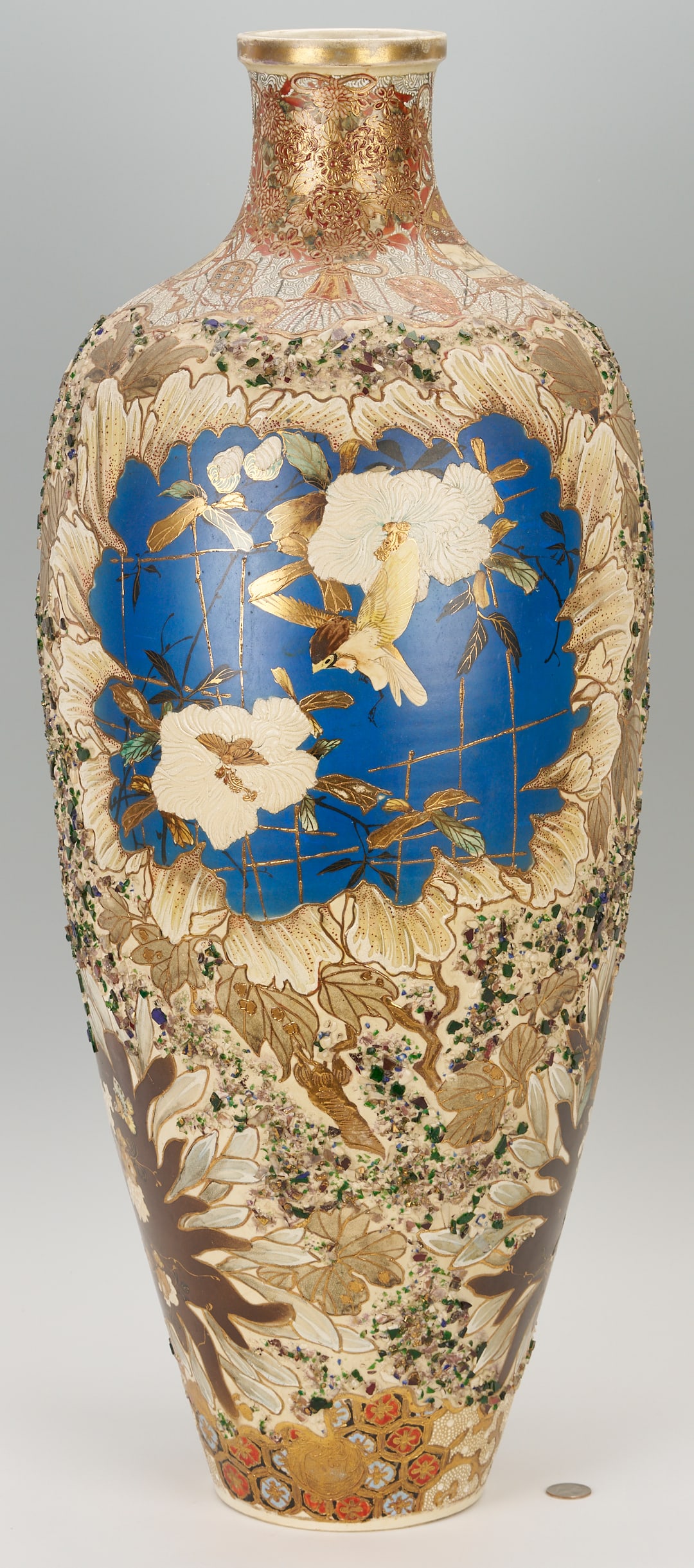 Satsuma Meiji Porcelain Floor Vase (1 of 20)