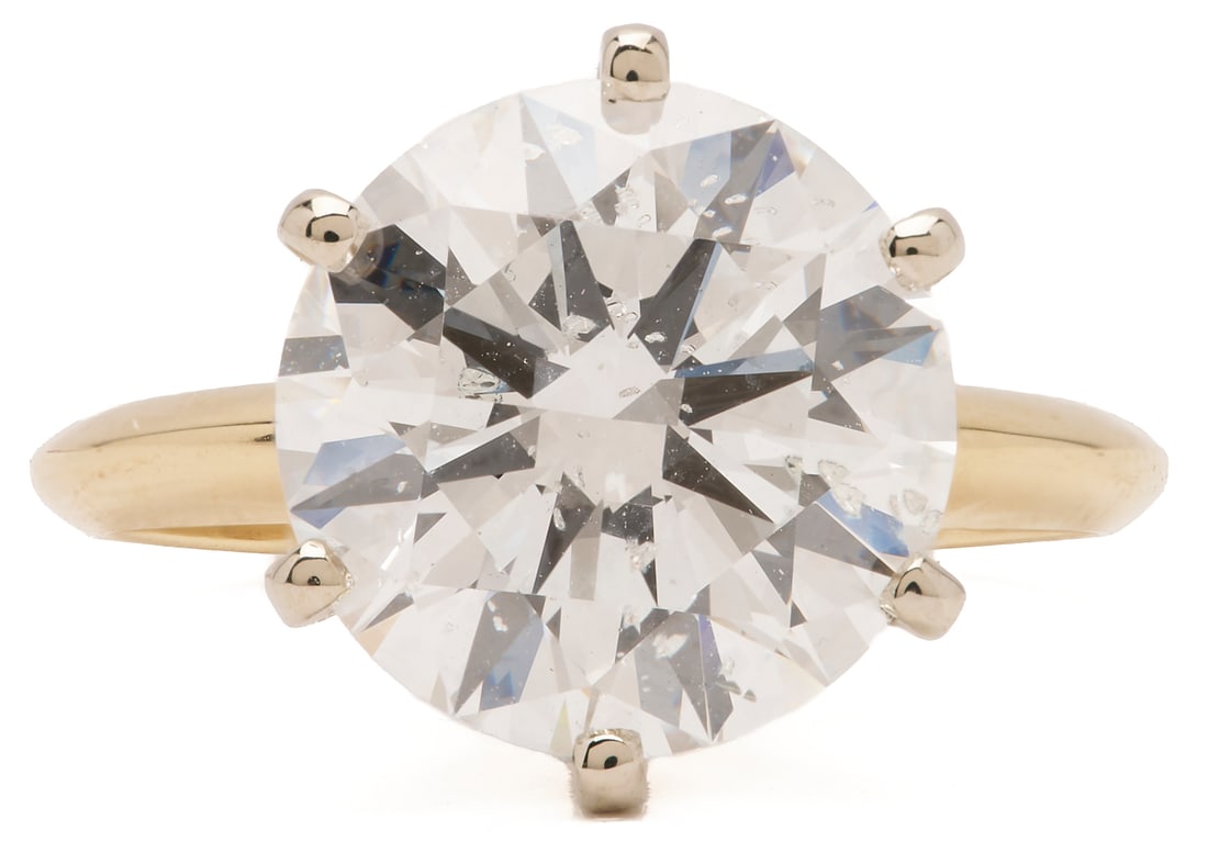 Ladies 5.03 Carat Diamond Solitare Ring, GIA Report (1 of 7)