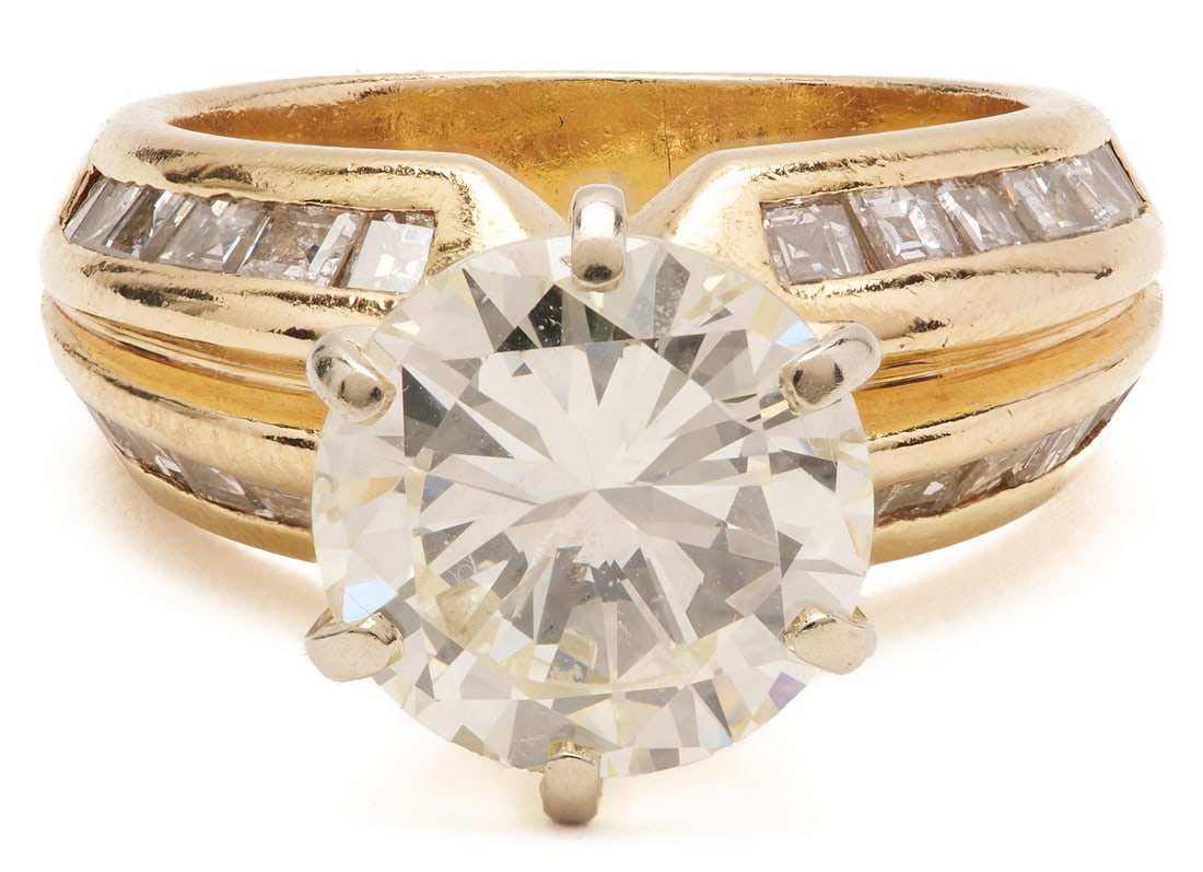 Ladies' 5.86 Carat Diamond Ring, GIA Report (1 of 6)