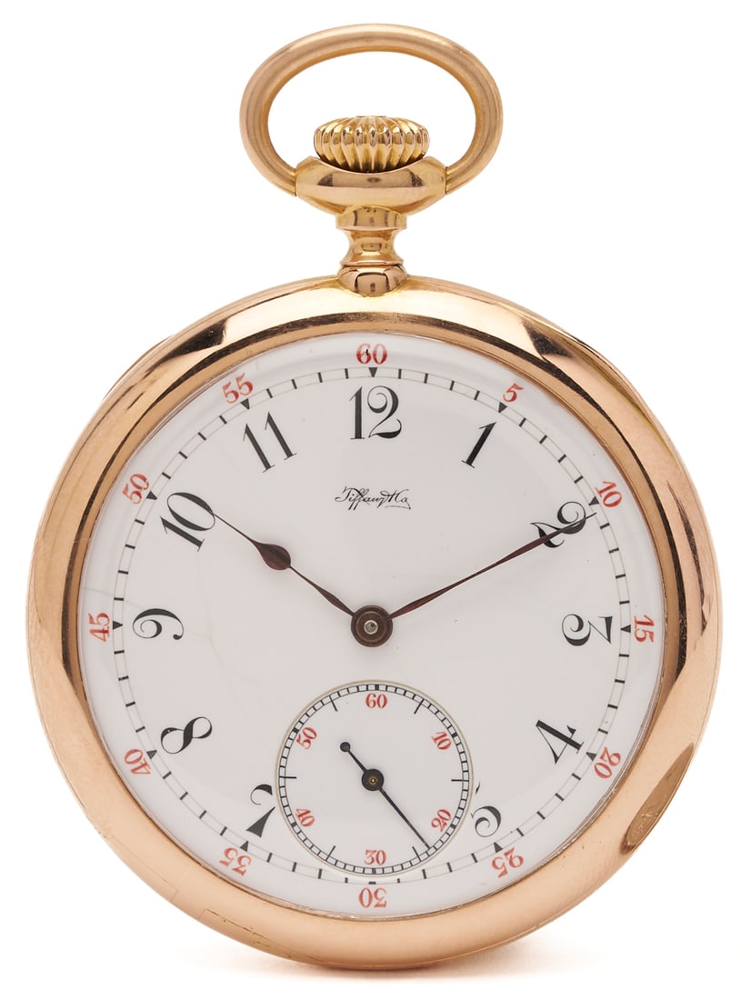 Tiffany 18K Rose Gold Pocket Watch (1 of 10)