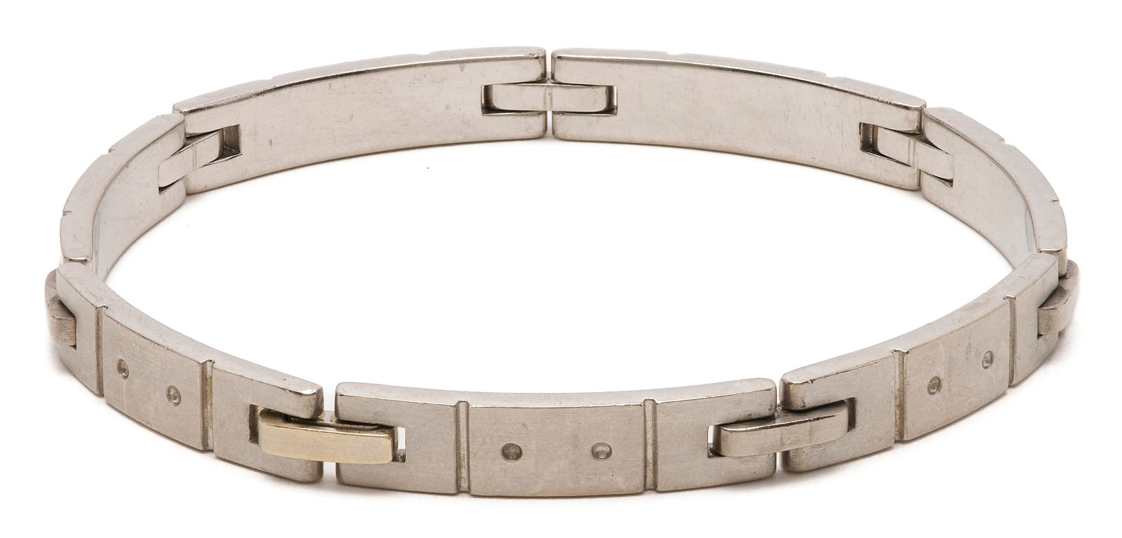 Tiffany & Co. 18K White Gold Streamerica Men's Bracelet (1 of 7)