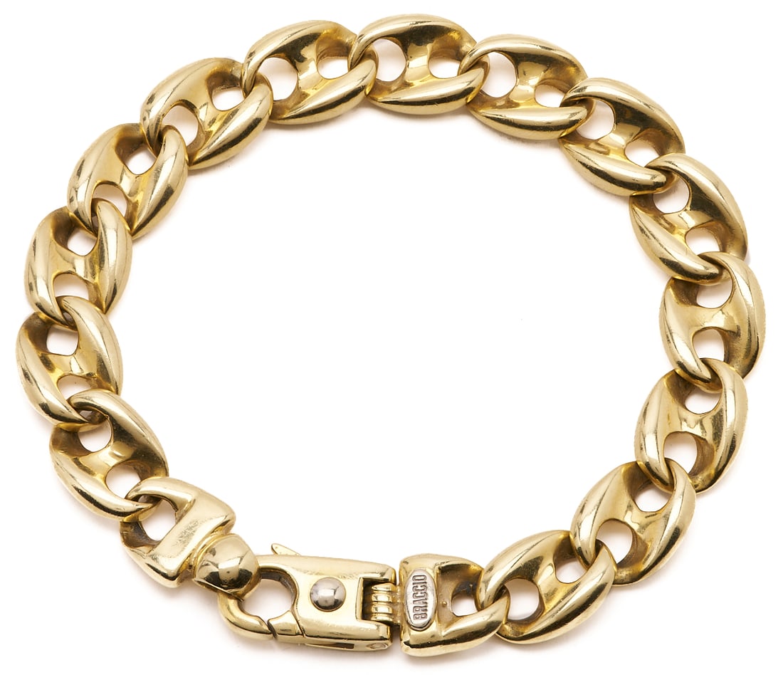 14K Braccio Curb Link Bracelet (1 of 7)