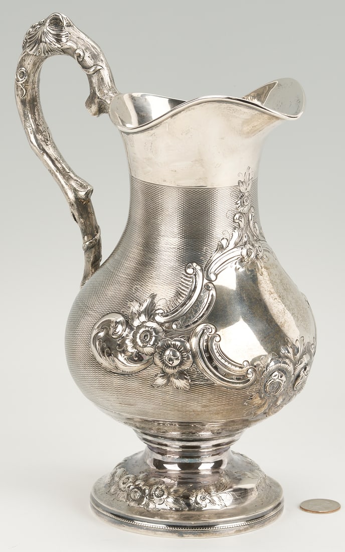 Kitts & Werne Kentucky Coin Silver Water Pitcher (1 of 11)