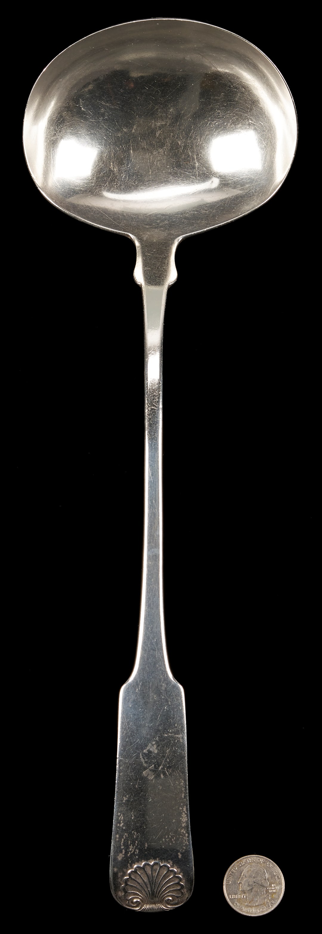 Coin Silver Punch Ladle, J. Campbell (1 of 5)