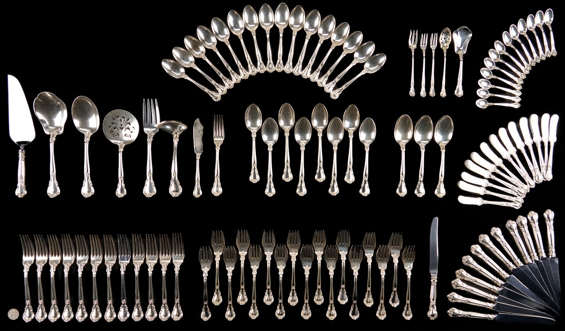 Gorham Chantilly Sterling Flatware, Service for 12, 108 pcs. (1 of 11)