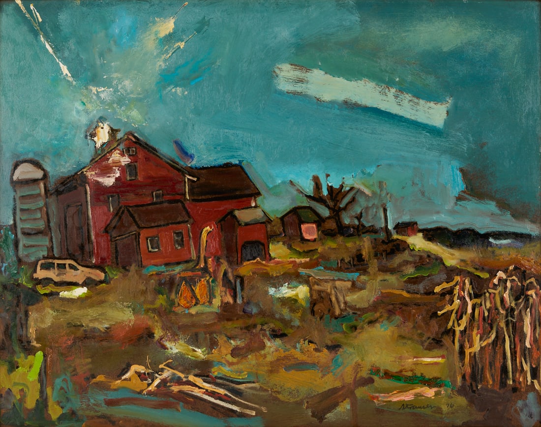 Sterling Strauser O/B Landscape, Farm in Autumn (1 of 10)