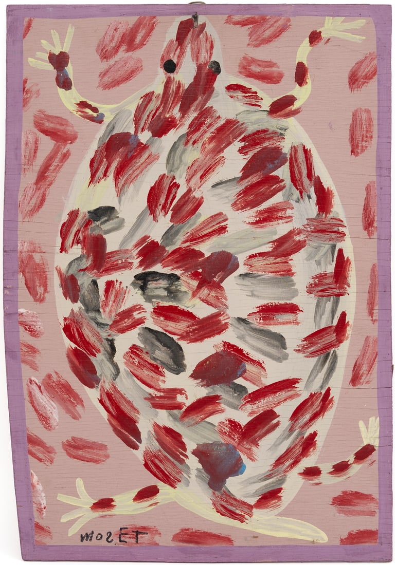 Mose Tolliver Painting, Spotted Turtle (1 of 9)