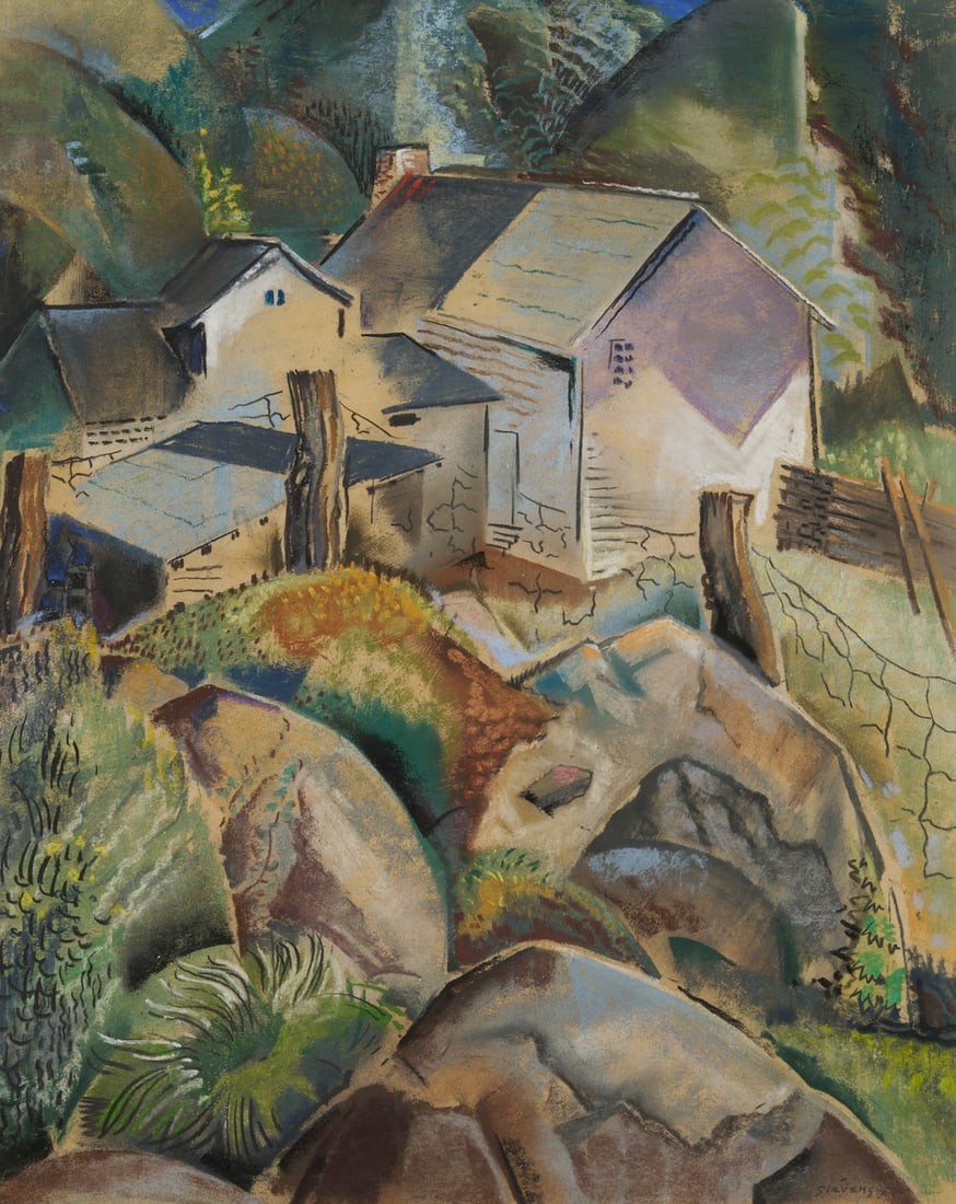 Will Henry Stevens Pastel Landscape (1 of 10)