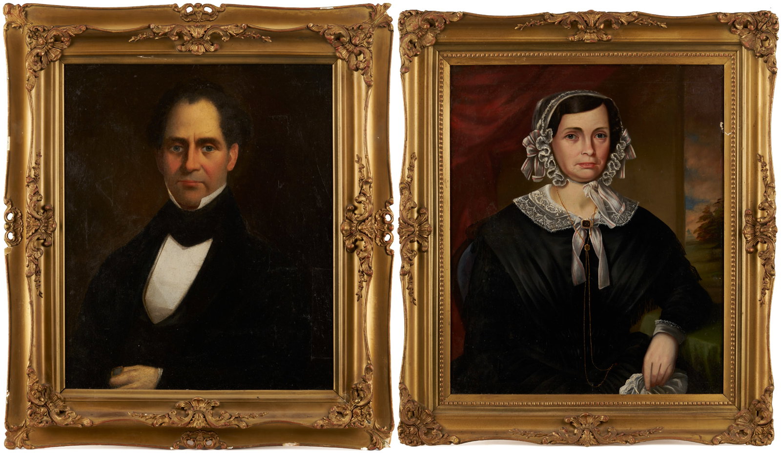 19th C. Portraits of Benjamin & Sarah Williamson, TN/Mississippi (1 of 20)