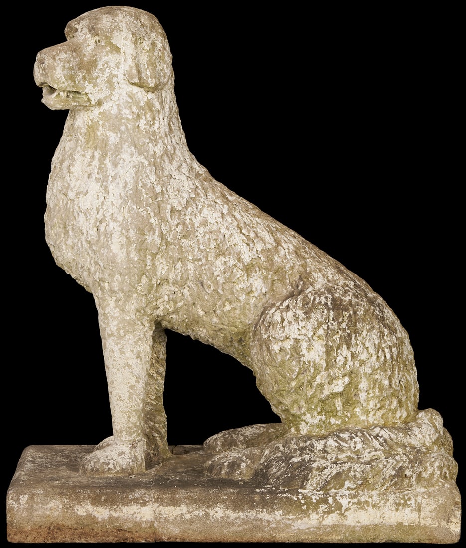 Stone Carved Dog Sculpture, Callahan Family of Tennessee (1 of 20)
