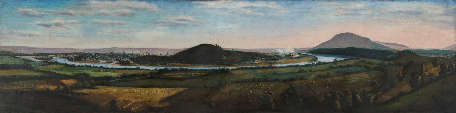 S.L. Owens Chattanooga Panoramic Painting, c. 1900 (1 of 20)