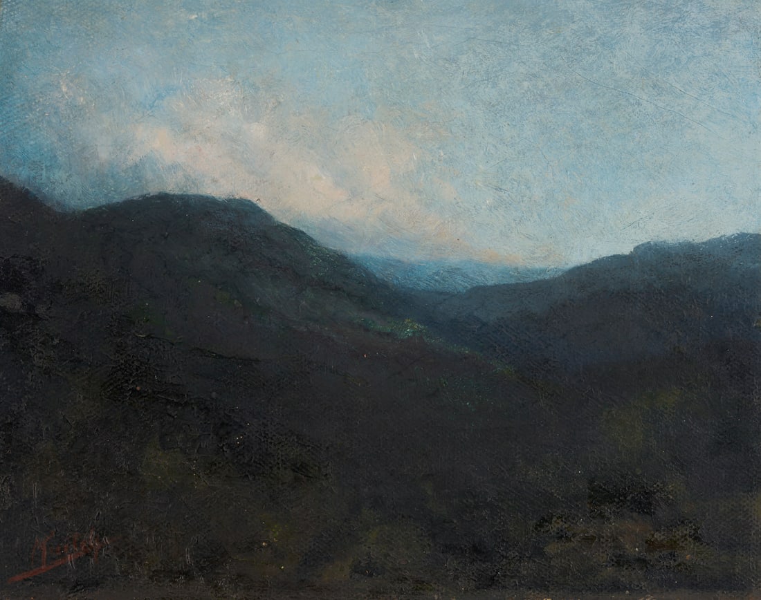 Charles Krutch O/C Smoky Mountain Landscape Painting, Gagg Frame (1 of 17)