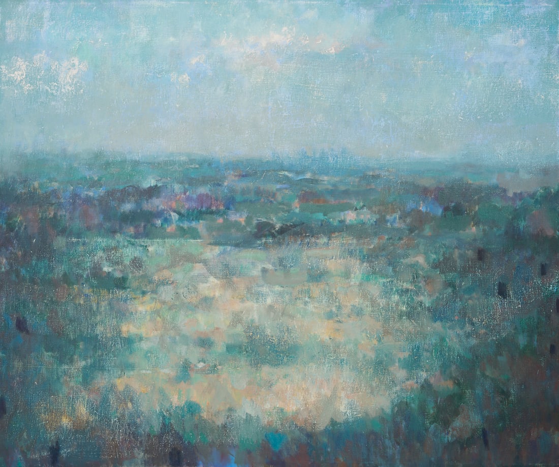 Joanna Higgs Ross O/C Mountain Landscape Painting, The Blue Ridge (1 of 11)