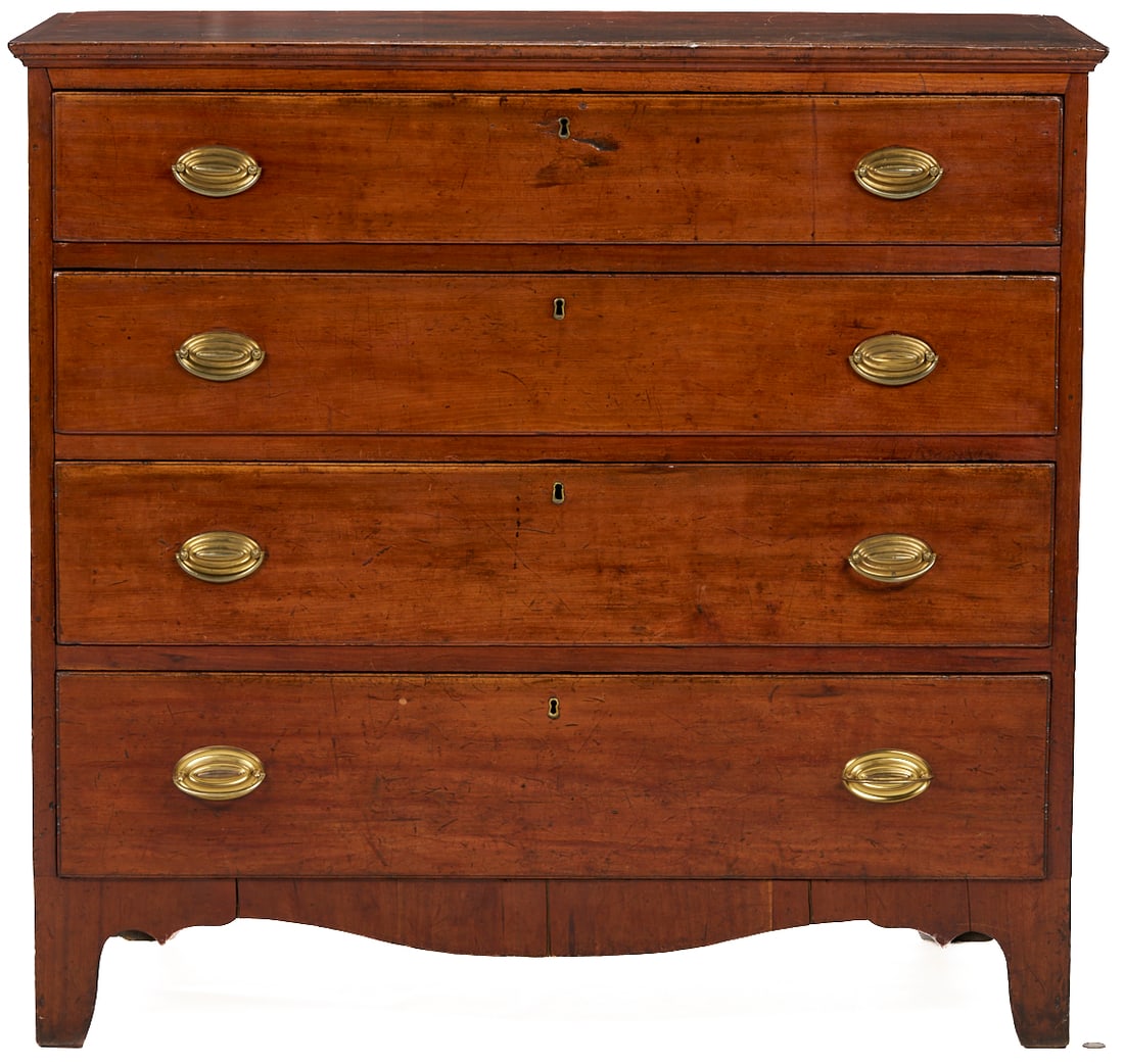 Cherry Hepplewhite Chest of Drawers (1 of 18)