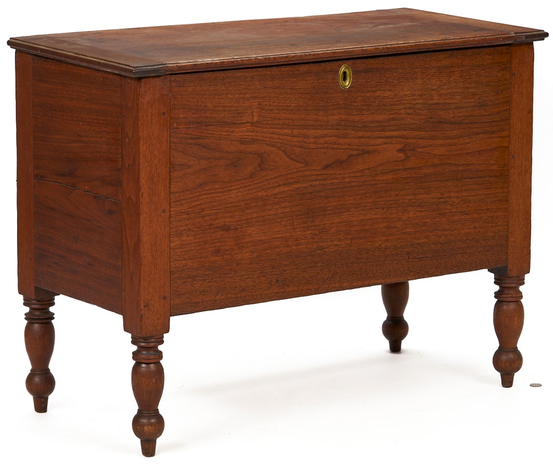 Southern Walnut Sheraton DIminutive Blanket Chest (1 of 19)