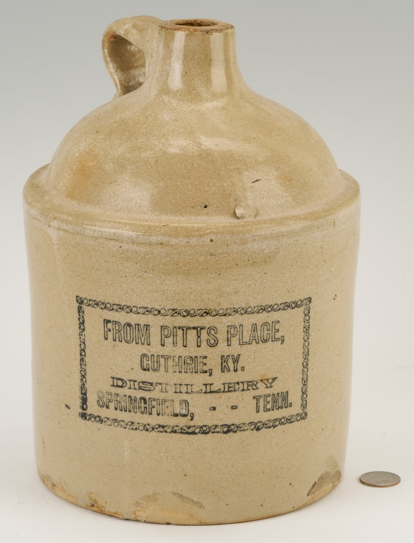 Pitts Place Guthrie KY/TN Whiskey Jug, 2 Gal. ; Pitt Bros. (1 of 10)