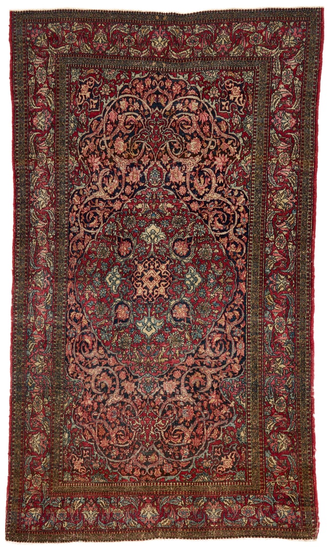 Antique Persian Isfahan Rug, 5 ft. x 7 ft. (1 of 14)