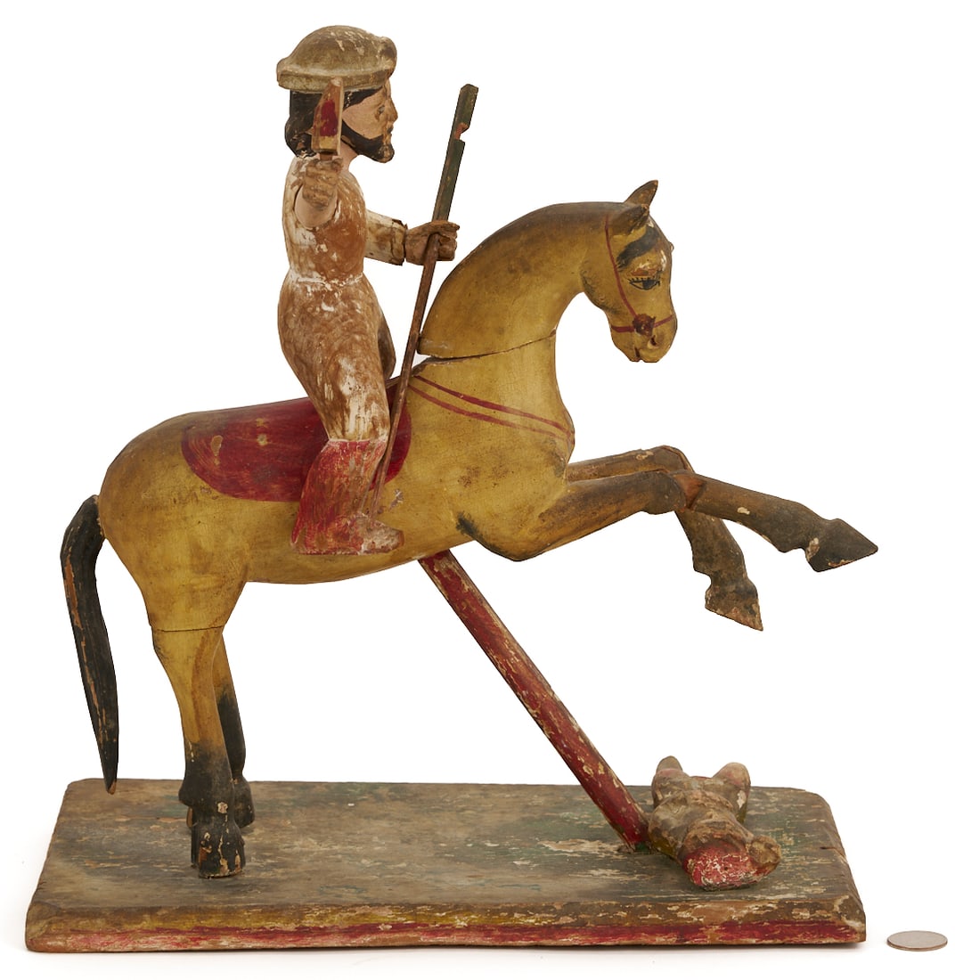 Saint James the Moor-Slayer Santos Sculpture (1 of 16)