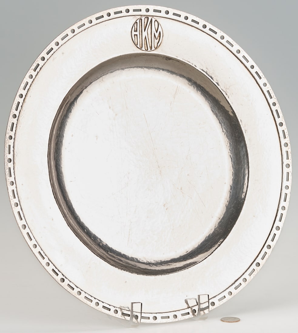 Robert Sturm 1925 Hand Wrought Sterling Tray (1 of 8)