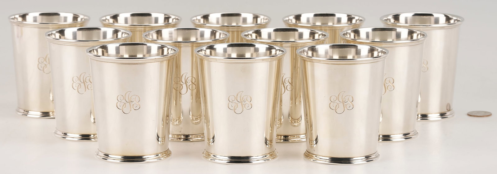 12 S. Kirk & Son Sterling Silver Julep Cups (1 of 10)
