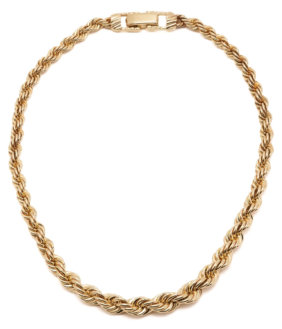 Ladies' 14K Yellow Gold Rope Necklace (1 of 8)