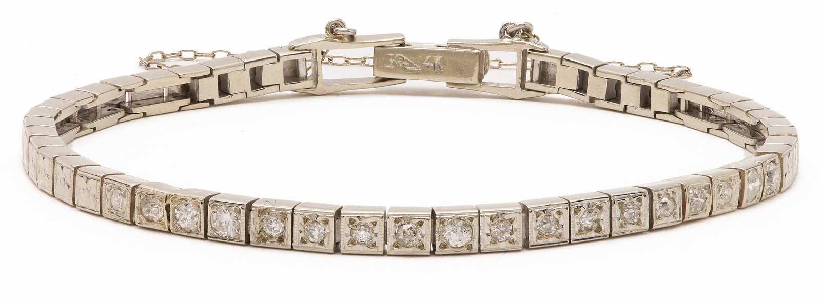 Kaspar & Esh Customizable 14K & Diamond Tennis Bracelet (1 of 7)