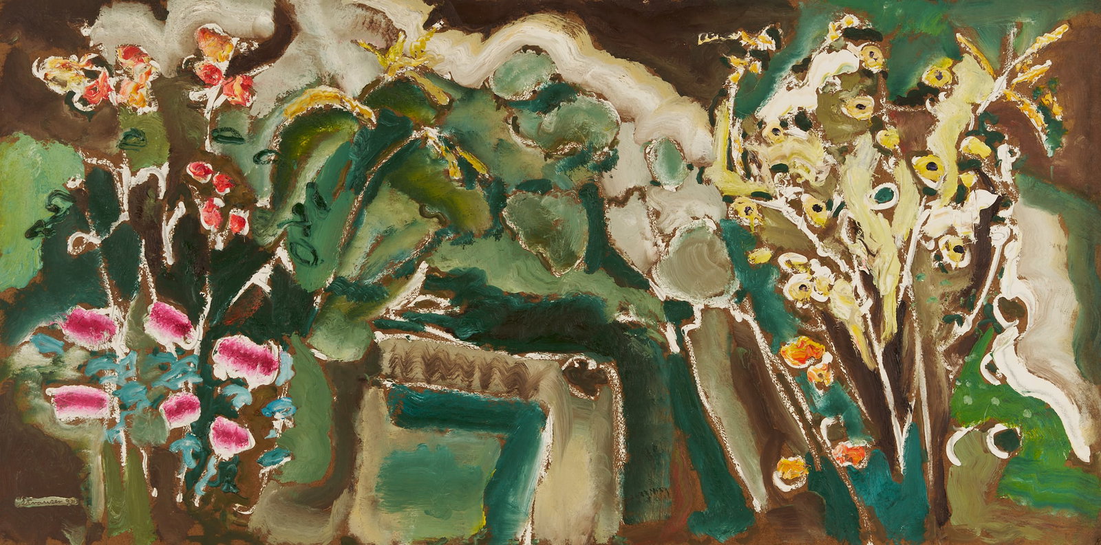 Sterling Strauser O/B Garden of Bright Flowers (1 of 11)