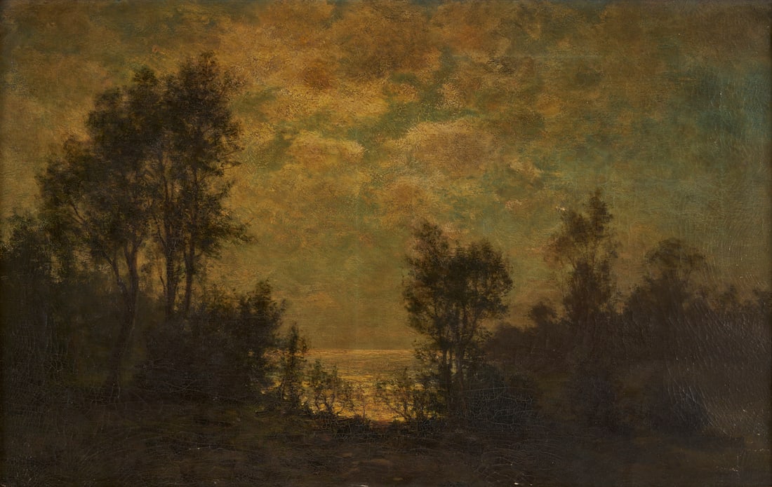 Eimerich Rein O/C, Moonlight on the Lake (1 of 16)
