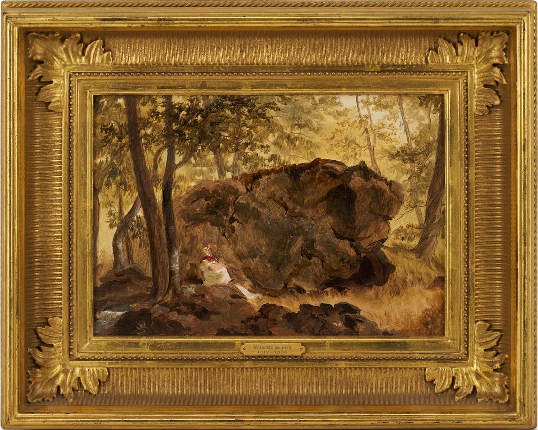 Russell Smith Oil Landscape Painting, Mother & Xanthus Smith (1 of 15)