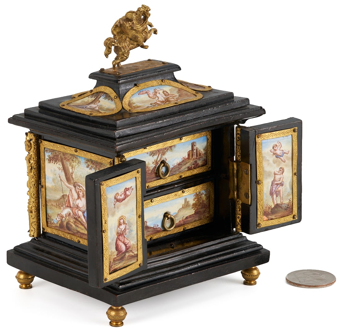 Viennese Enamel Jewelry Casket (1 of 14)