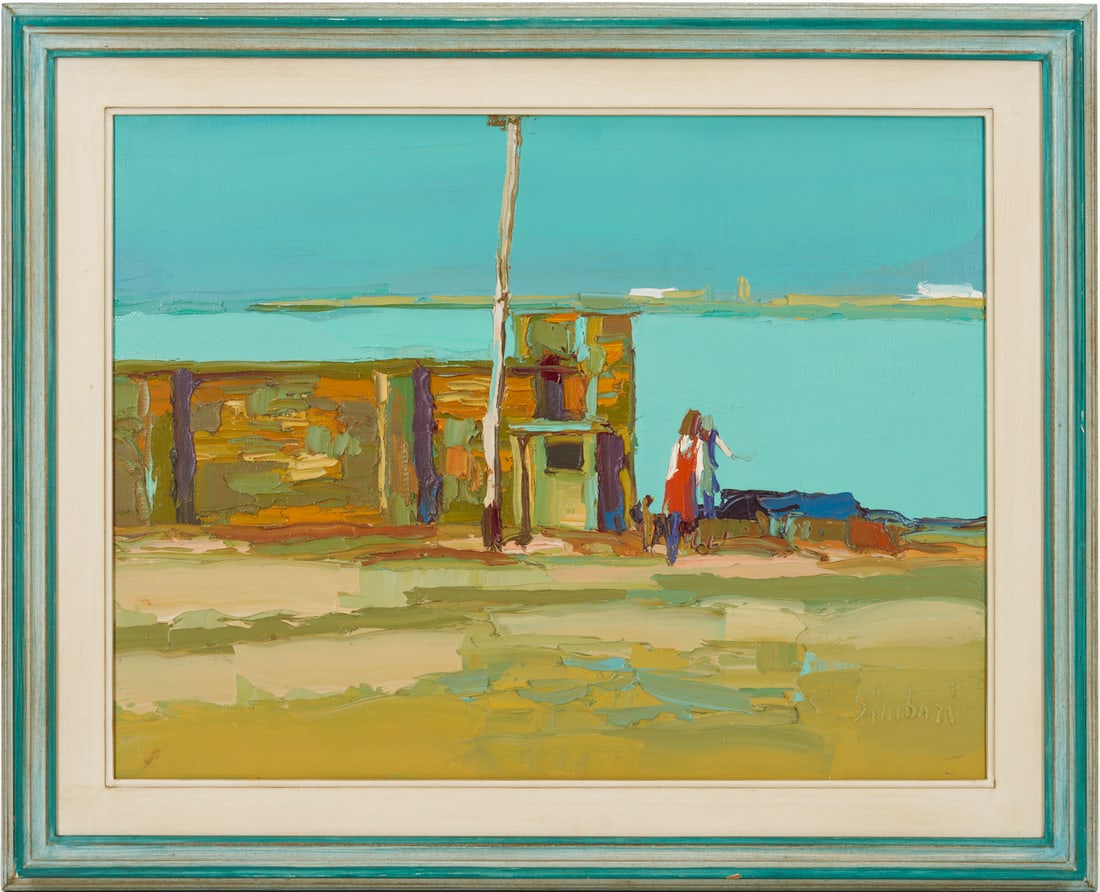 Nicola Simbari O/C Painting, In Riva al Mare (1 of 20)