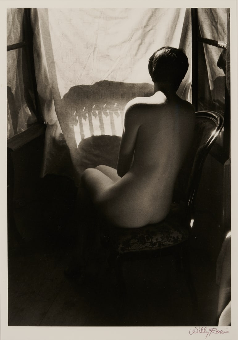 Willy Ronis Photograph of Nude Woman, "Nu de Soi" (1 of 16)