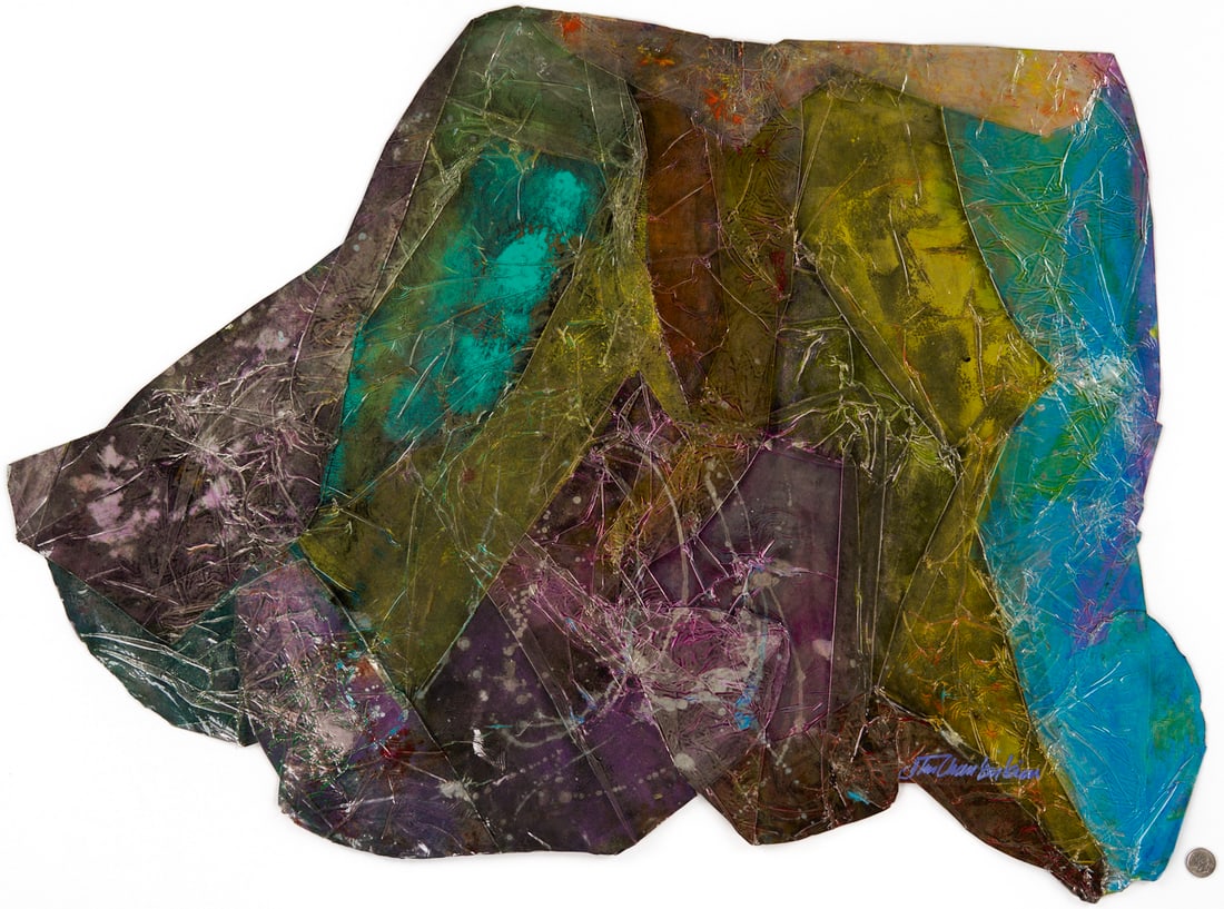 John Chamberlain Crushed Metal Sculpture / Template, T.V. Christmas (1 of 17)