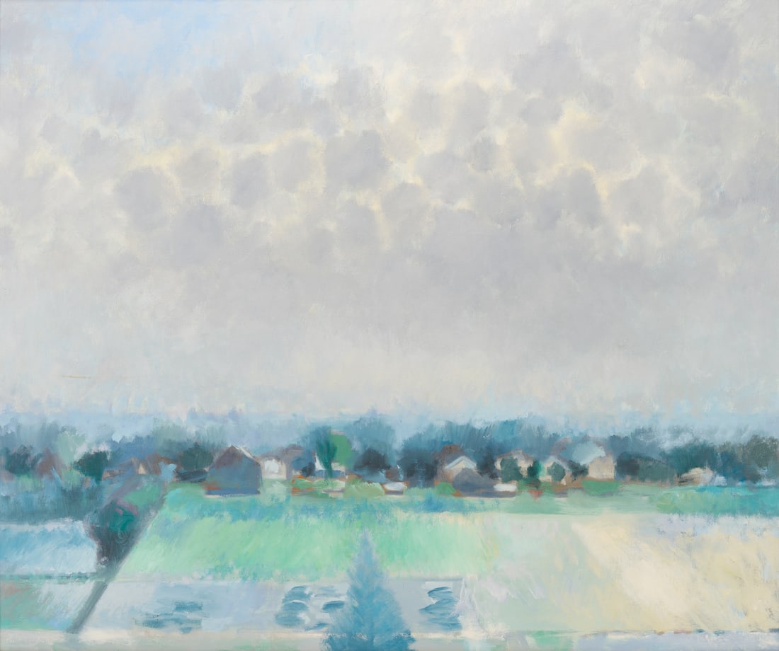 Joanna Higgs Ross Painting, Landscape w/ Clouds (1 of 12)