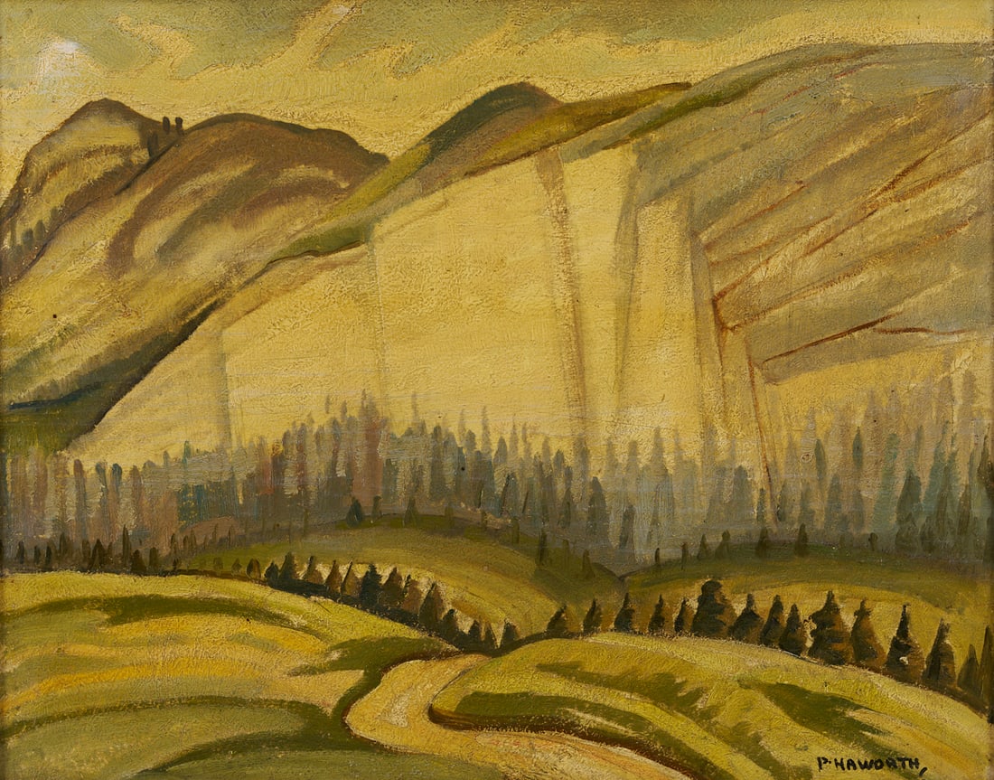 Peter Haworth Canadian Oil Painting, Valley of St. Anthony (1 of 16)