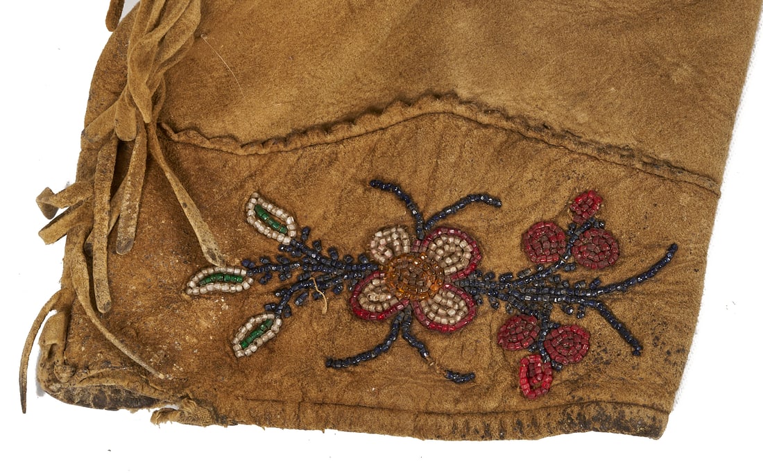Native American Cree Beaded Hide Jacket - 10
