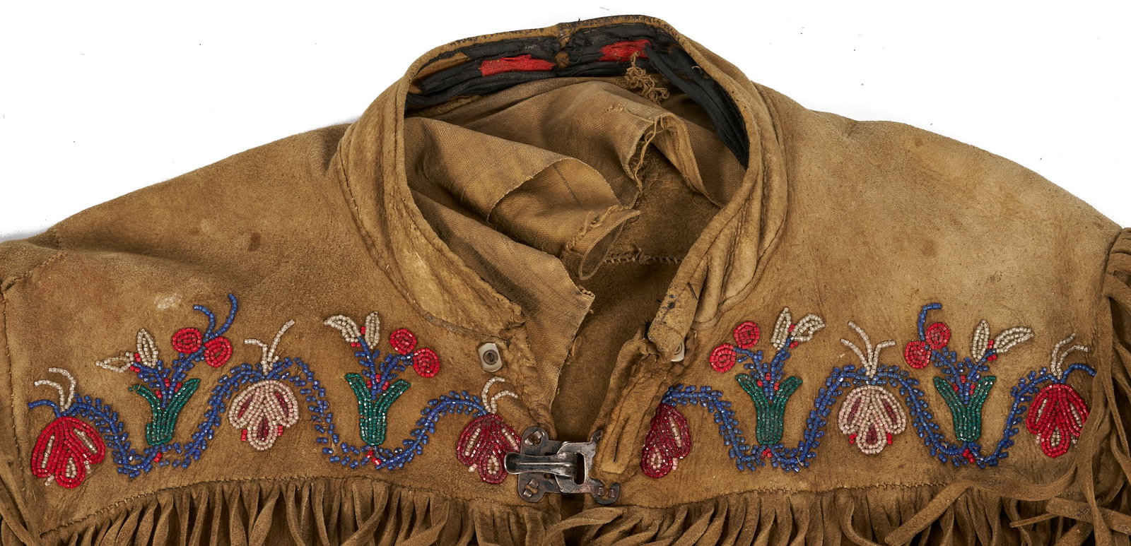 Native American Cree Beaded Hide Jacket - 3