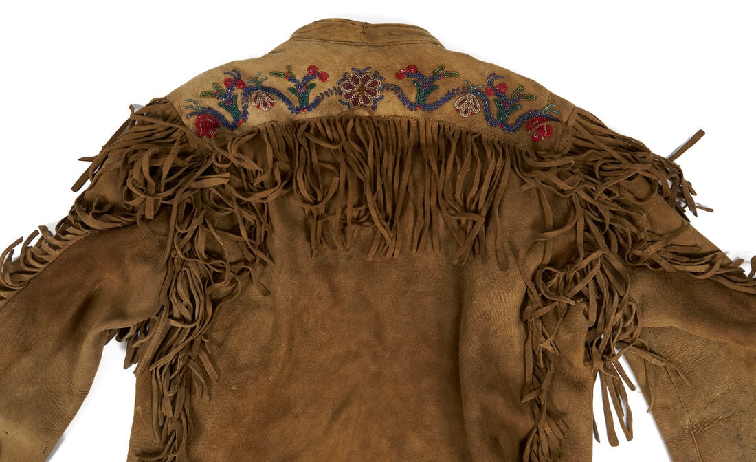 Native American Cree Beaded Hide Jacket - 6