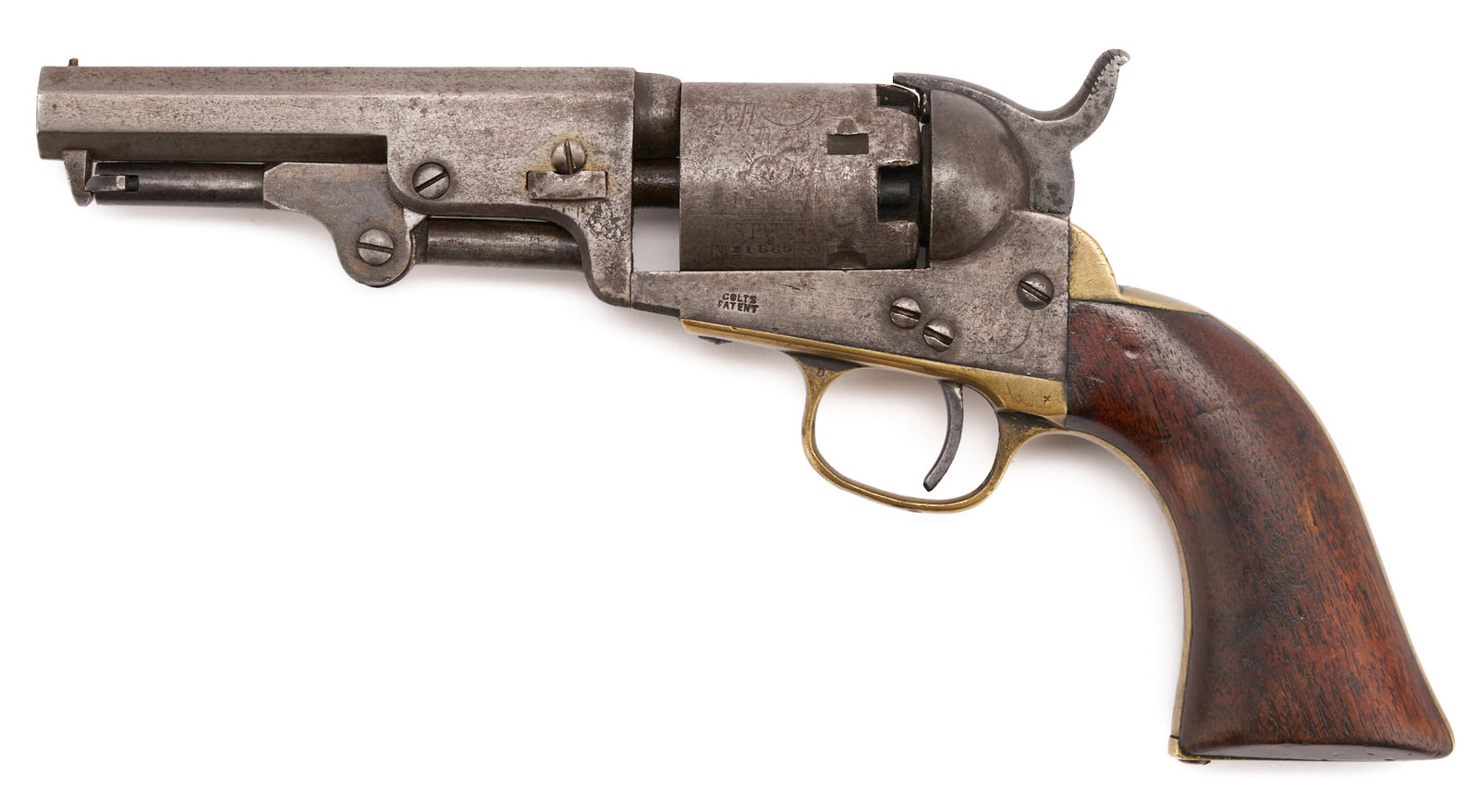 Colt Model 1849 Pocket Revolver, 4" Barrel, 1853 (1 of 20)