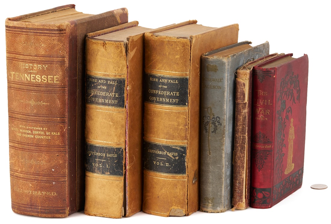 6 Books on Tennessee, Confederate History; Nashville Publishers (1 of 20)