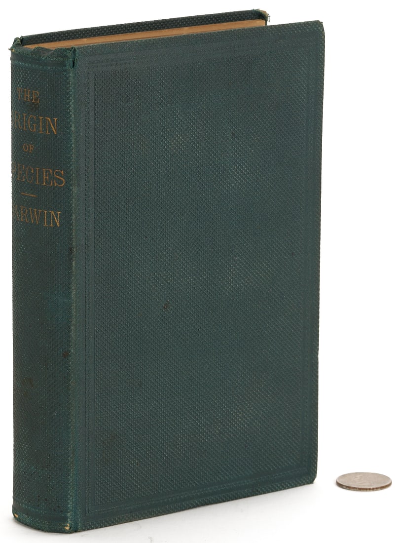 Charles Darwin, Origin of Species, 1st US Edition; Early Printing (1 of 6)