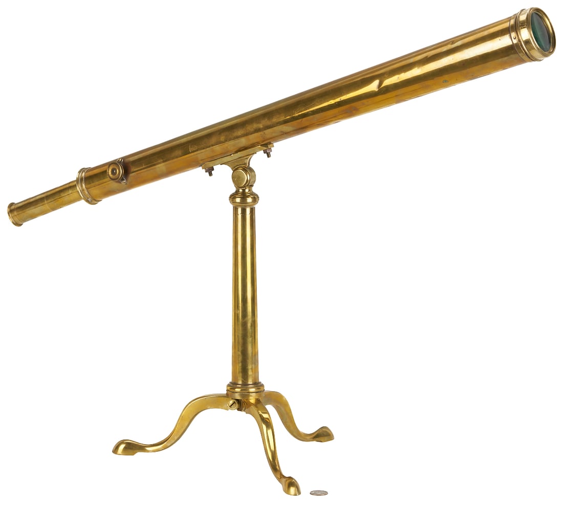 English Brass Telescope on Tripod Stand (1 of 16)