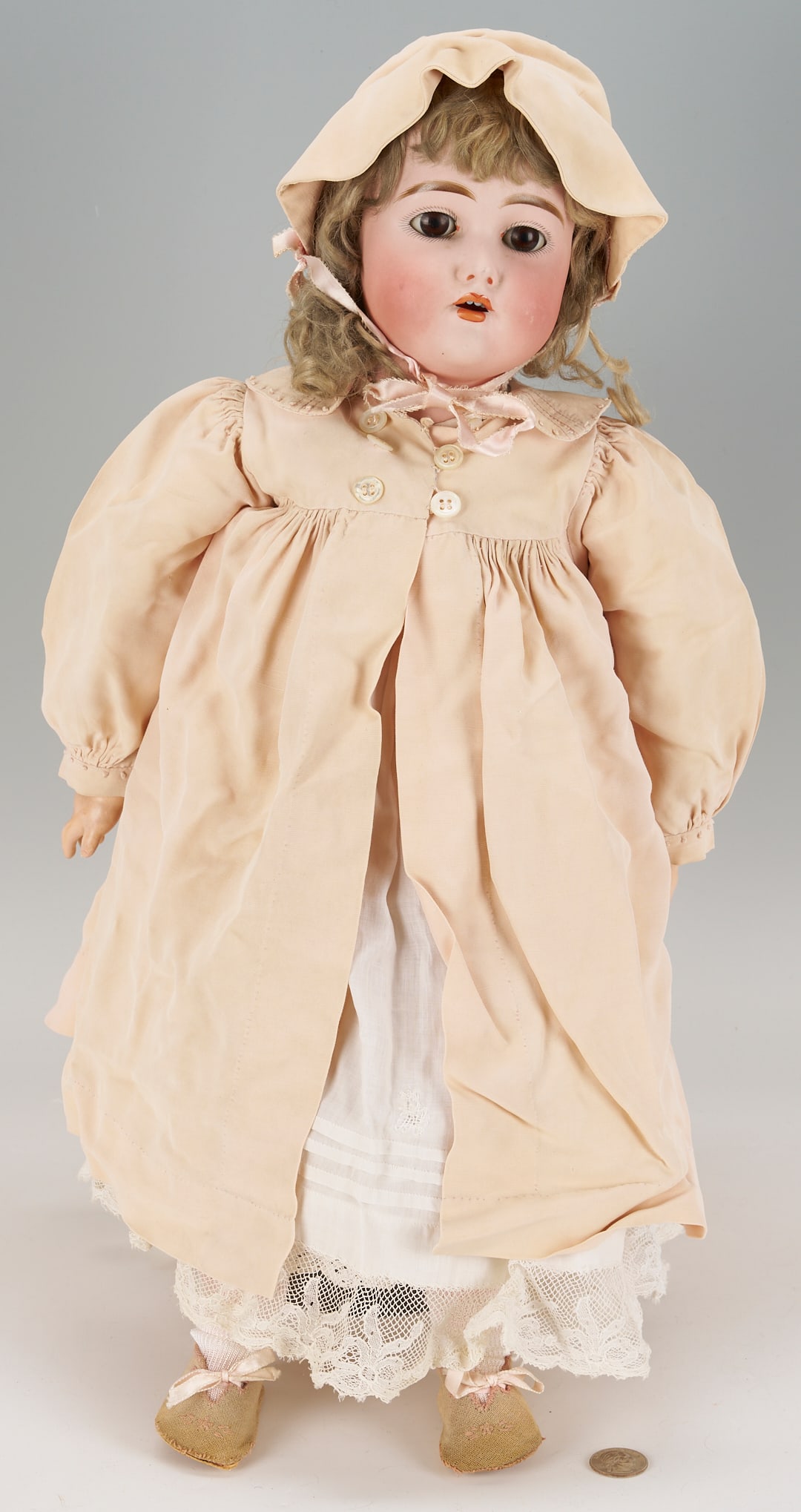Large Antique Bisque Doll, 28" (1 of 15)